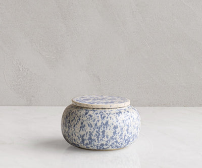 SERES Mini - Witblauw gespikkeld keramiek 200ml - Memoriva