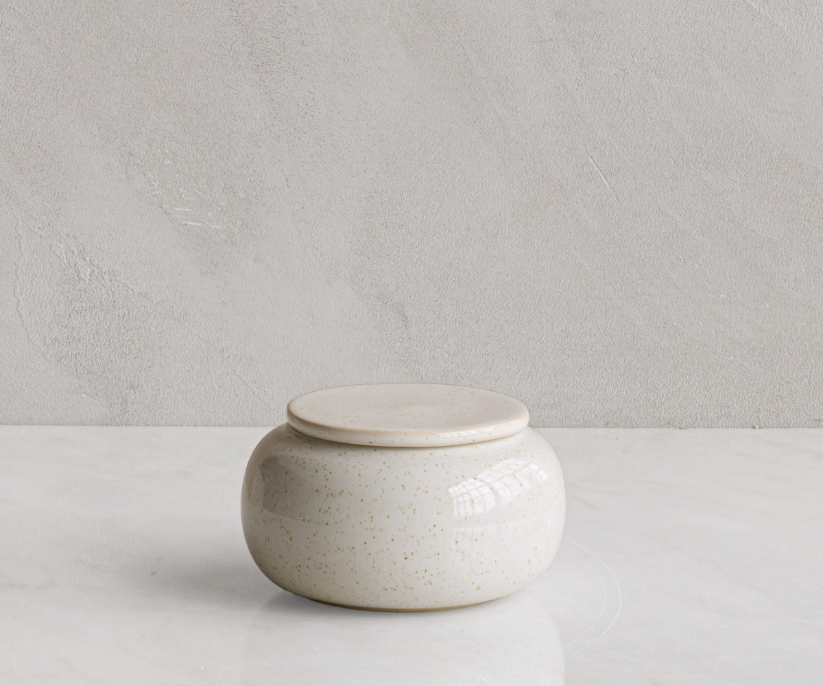 SERES Mini - Wit gespikkeld keramiek 200ml - Memoriva