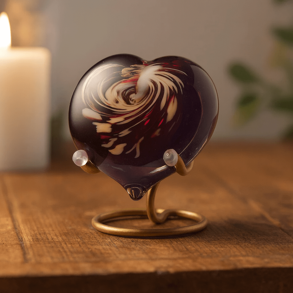 PEBBLE HEART – Aubergine - Taupe 20ml - Memoriva