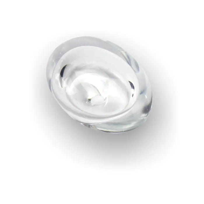 PEBBLE OVAAL – Transparant 8cm