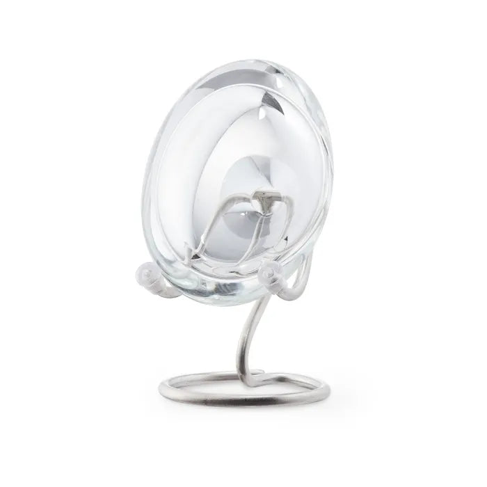 PEBBLE OVAAL – Transparant 8cm