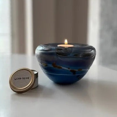 ELAN Tealight | Deep Blue 500ml - Memoriva