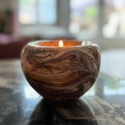 ELAN Tealight | Marble Earth 500ml - Memoriva
