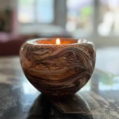ELAN Tealight | Marble Earth 500ml - Memoriva
