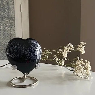 PEBBLE HEART – Black White Melange 20ml - Memoriva