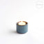 HELIOS - Handgemaakte mini-urn groen blauw keramiek + kaarslicht