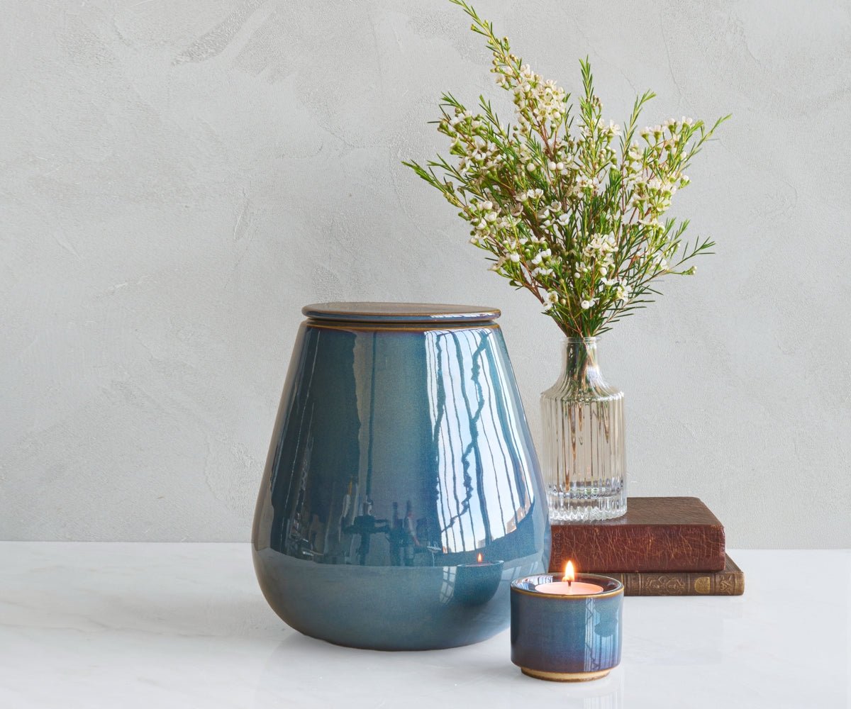 ATHOS Large - Groen & Blauw keramiek 3.7L - Memoriva