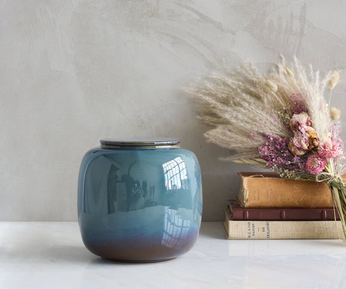 SERES Large - Groen & Blauw keramiek 3.7L - Memoriva