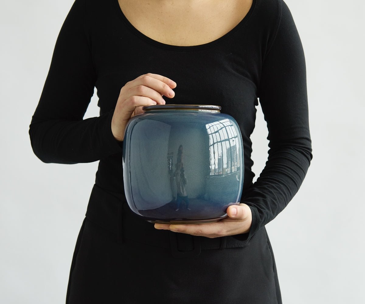 SERES Large - Groen & Blauw keramiek 3.7L - Memoriva