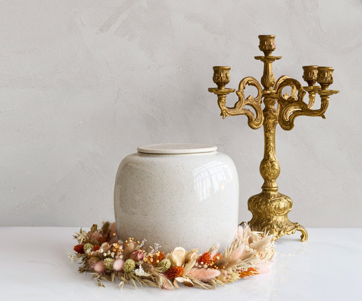 SERES Large - Wit gespikkeld keramiek 3.7L - Memoriva