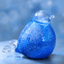 BIRD BLUE - WHITE - Kristalglas 30ml - Memoriva