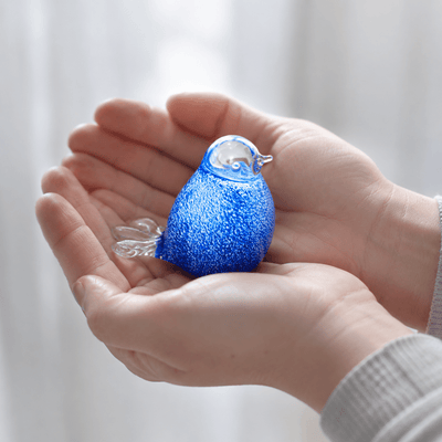 BIRD BLUE - WHITE - Kristalglas 30ml - Memoriva