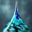 DRUPPEL Medium | Turquoise Blue Green White 280ml - Memoriva