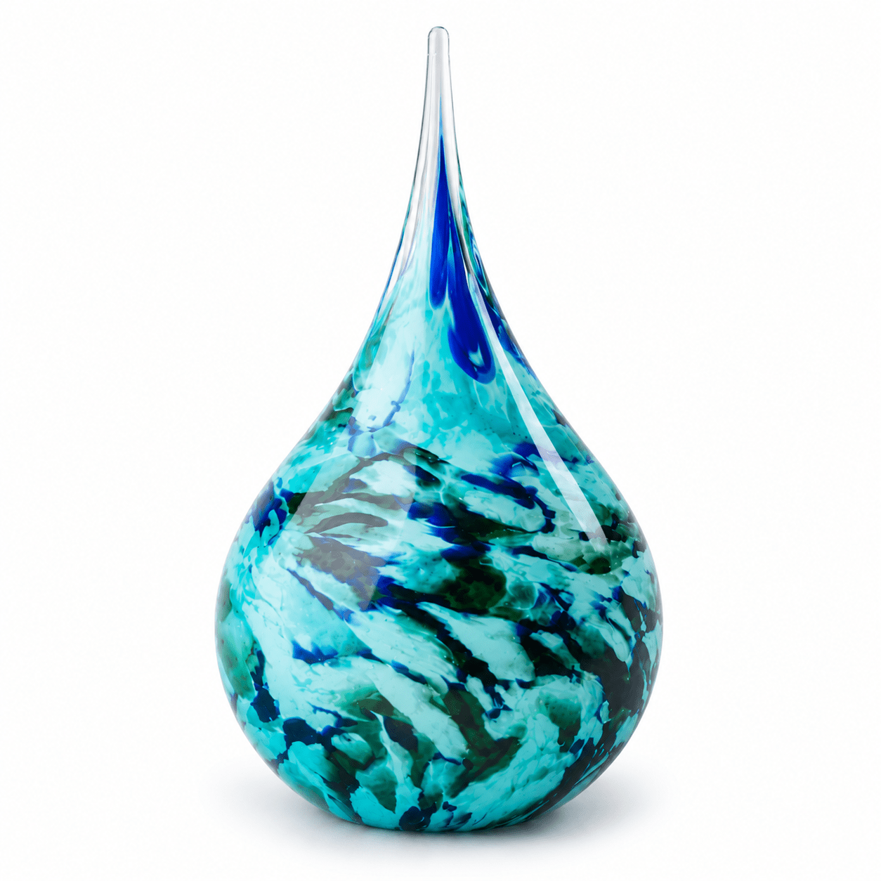 DRUPPEL Medium | Turquoise Blue Green White 280ml - Memoriva