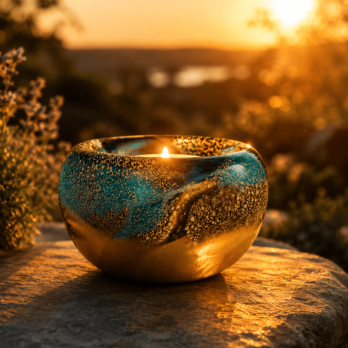 ELAN Elegance - Tealight Turquoise 500ml - Memoriva