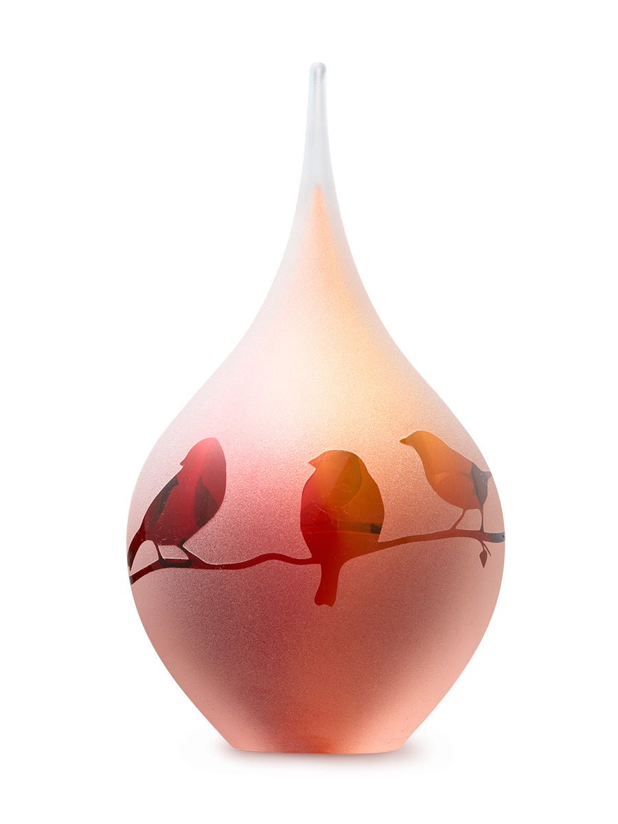 BIRDS - Frosted druppel medium 280ml - Memoriva