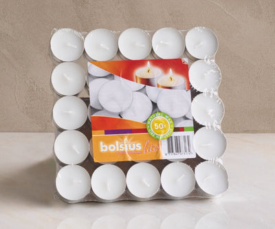 Bolsius Theelichtjes 50 stuks – voor Helios mini - urnen - Memoriva