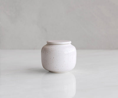 KORA - Wit Gespikkeld Keramiek 50 ml - Memoriva