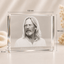 Glazen herinneringsmonument Rechthoek – Gepersonaliseerd met 2D foto - Memoriva