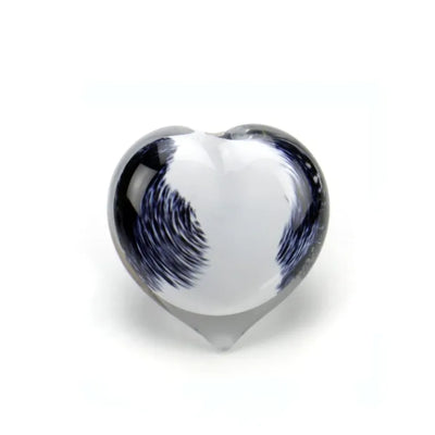 PEBBLE HEART – Black-White Opaque 20ml