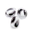 PEBBLE OVAAL – Black-White Opaque 8cm