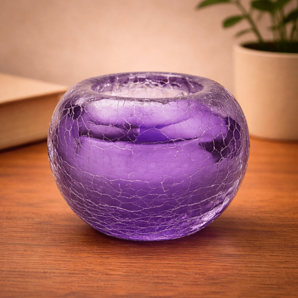 TEALIGHT – Krakele Lila 90ml - Memoriva