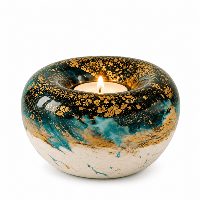 ELAN Elegance - Kaarslicht Turquoise 500ml - Memoriva