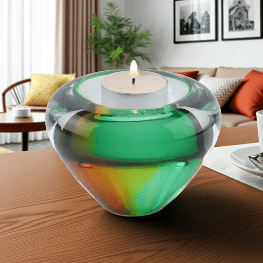 TEALIGHT – Gold - Green 45ml - Memoriva
