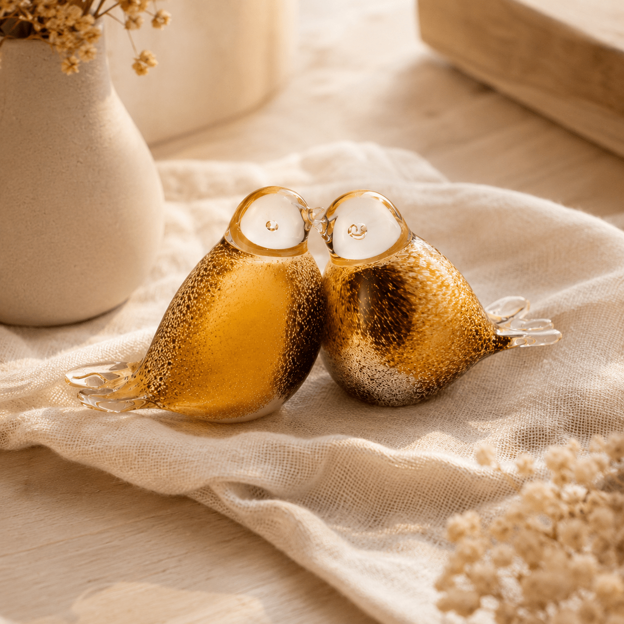 BIRD BROWN - YELLOW - WHITE - Kristalglas 30ml - Memoriva