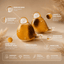 BIRD BROWN - YELLOW - WHITE - Kristalglas 30ml - Memoriva