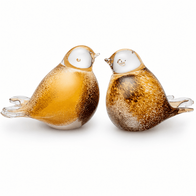 BIRD BROWN - YELLOW - WHITE - Kristalglas 30ml - Memoriva
